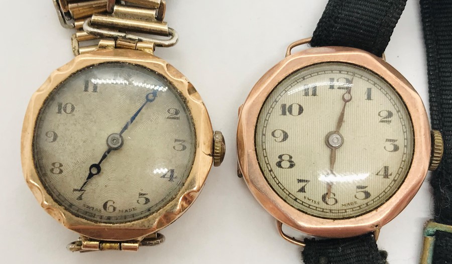 Two 9ct rose gold Victorian watches. - Image 2 of 2