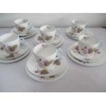 A Shelley porcelain part tea set