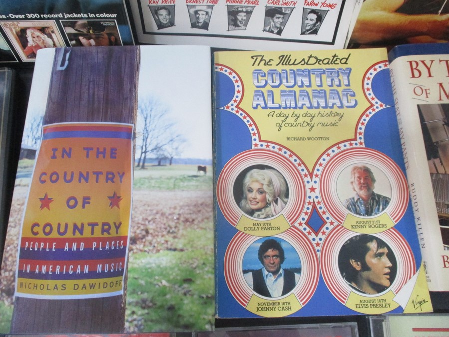 A collection of eight country music books, along with various music related DVD's, cassettes & CD's - Image 3 of 7