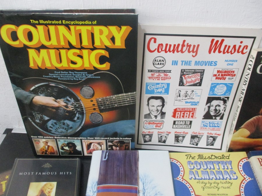 A collection of eight country music books, along with various music related DVD's, cassettes & CD's - Image 4 of 7