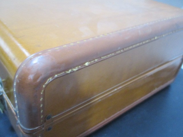 A Samsonite vintage suitcase with leather trim - Image 6 of 7