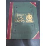 A leather bound volume "Relics of old Croydon"