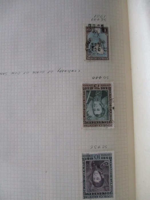 A album of stamp from countries including Afghanistan, Albania, Argentina, Austria, Belgium, Brazil, - Image 17 of 119