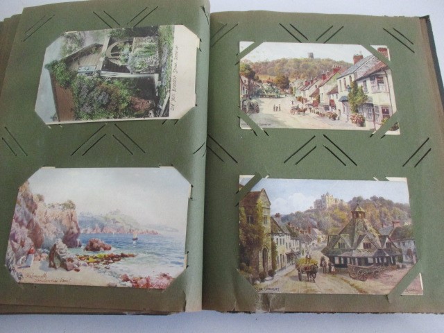 Two albums of vintage postcards - Image 48 of 63