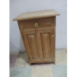 A pine pot cupboard