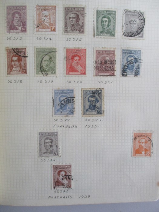 A album of stamp from countries including Afghanistan, Albania, Argentina, Austria, Belgium, Brazil, - Image 12 of 119