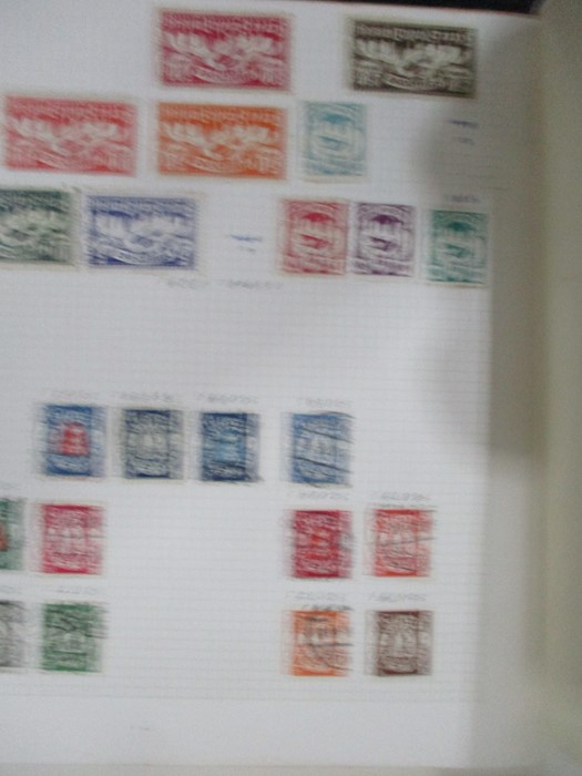 Two albums of stamps from countries including Denmark, Dominican Republic, Ecuador, Estonia, - Image 5 of 48