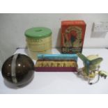 A collection of vintage items including a 1970's Guzzini ice bucket, Grand National drinking