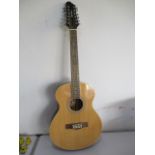 A Woodstock 12 string guitar model- WHW40201-12, serial number 8828