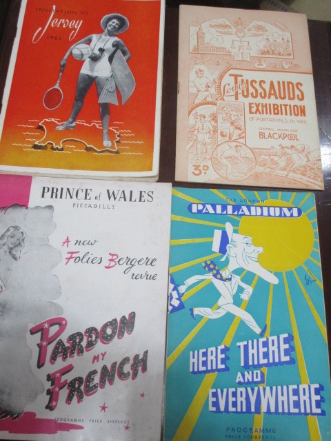 A collection of vintage theatre programmes, holiday brochures, including The Crazy Gang, Folies - Image 5 of 15