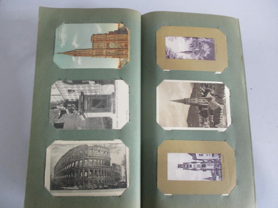 A large collection of postcards in five albums - Image 9 of 89