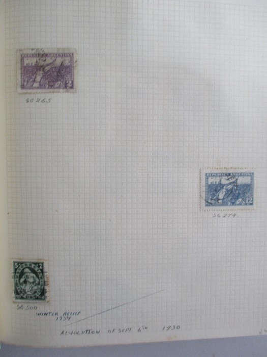 A album of stamp from countries including Afghanistan, Albania, Argentina, Austria, Belgium, Brazil, - Image 11 of 119