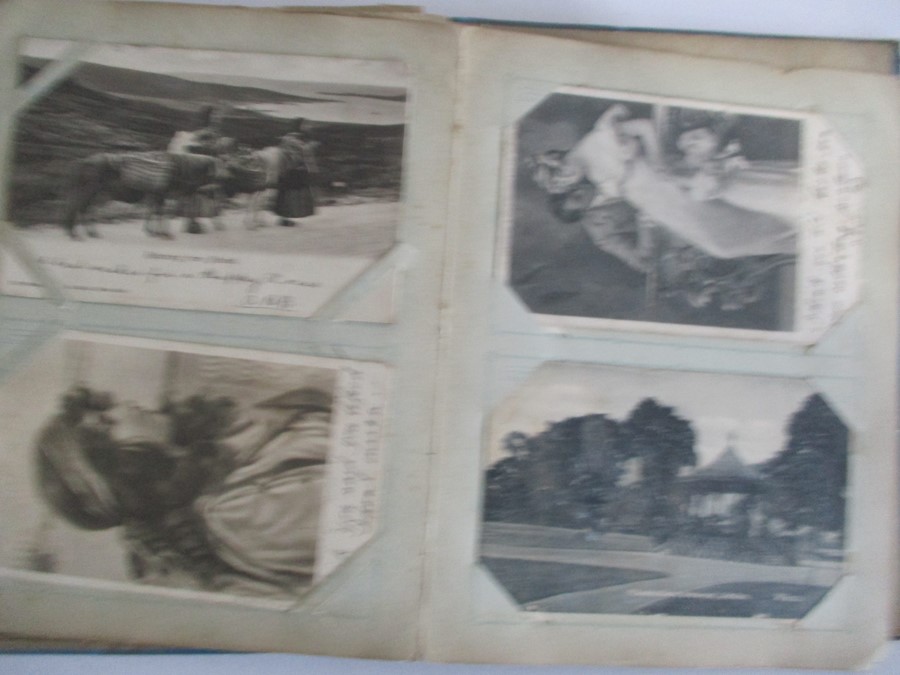 A large collection of postcards in five albums - Image 76 of 89