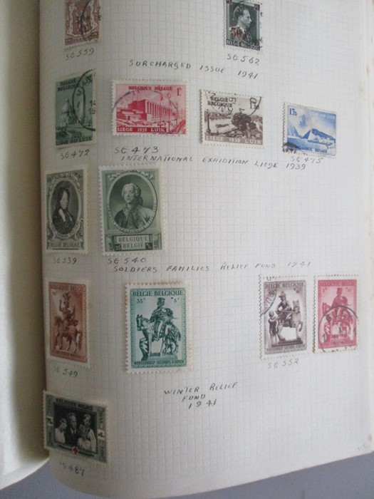 A album of stamp from countries including Afghanistan, Albania, Argentina, Austria, Belgium, Brazil, - Image 79 of 119