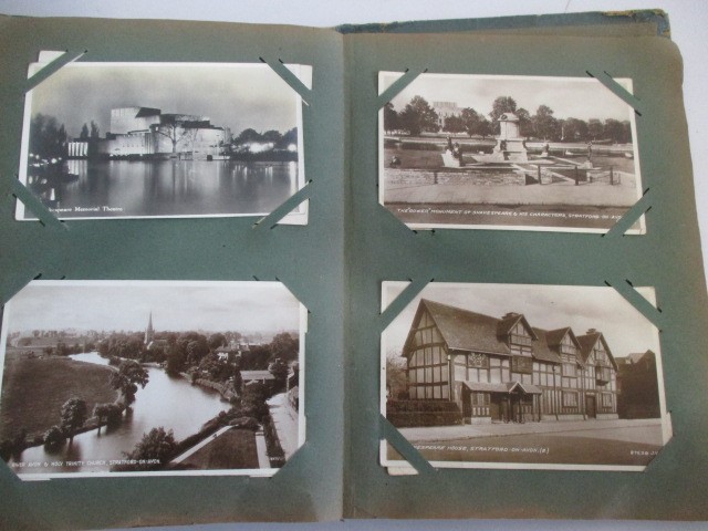 Two albums of vintage postcards - Image 27 of 63