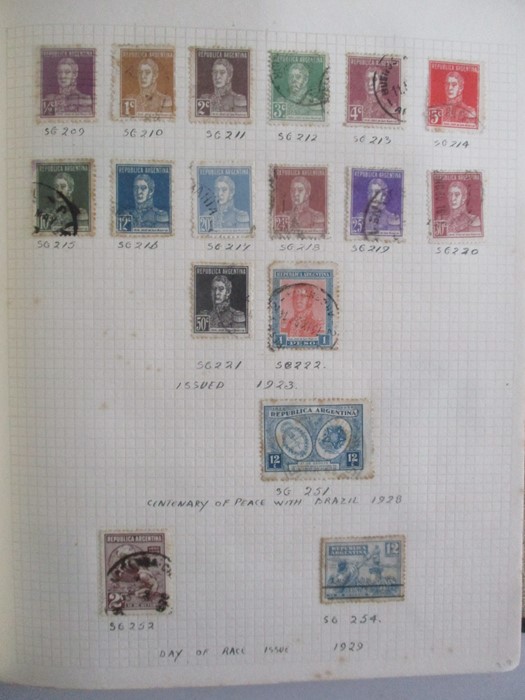 A album of stamp from countries including Afghanistan, Albania, Argentina, Austria, Belgium, Brazil, - Image 10 of 119