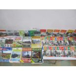 A large selection of railway books and magazines including The Railway Magazine, Steam Days & Back