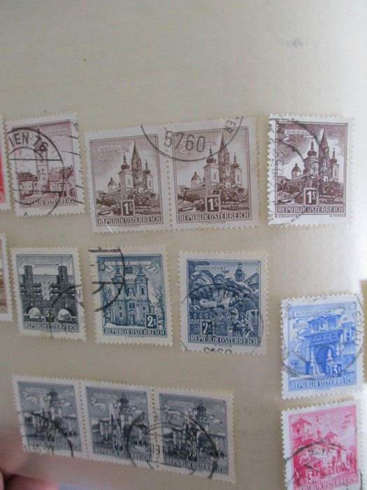 A album of stamp from countries including Afghanistan, Albania, Argentina, Austria, Belgium, Brazil, - Image 40 of 119