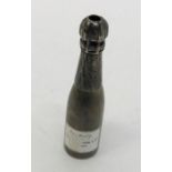 An SCM propelling pencil by S. Mordan & Co in the form of a champagne bottle A/F