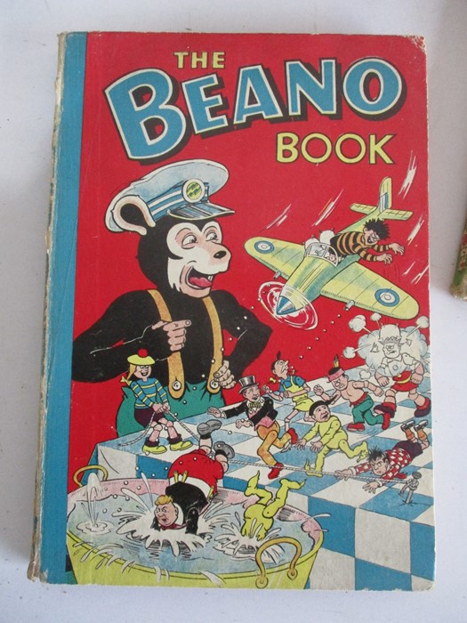 A collection of nine Beano Annuals dating from 1949 -1959, including The Magic-Beano Book (1949) - Image 4 of 10