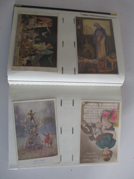 A large collection of postcards in five albums - Image 54 of 89