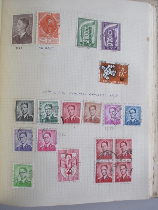 A album of stamp from countries including Afghanistan, Albania, Argentina, Austria, Belgium, Brazil, - Image 84 of 119