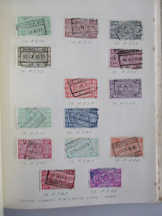 A album of stamp from countries including Afghanistan, Albania, Argentina, Austria, Belgium, Brazil, - Image 93 of 119