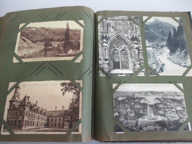 Two albums of vintage postcards - Image 60 of 63