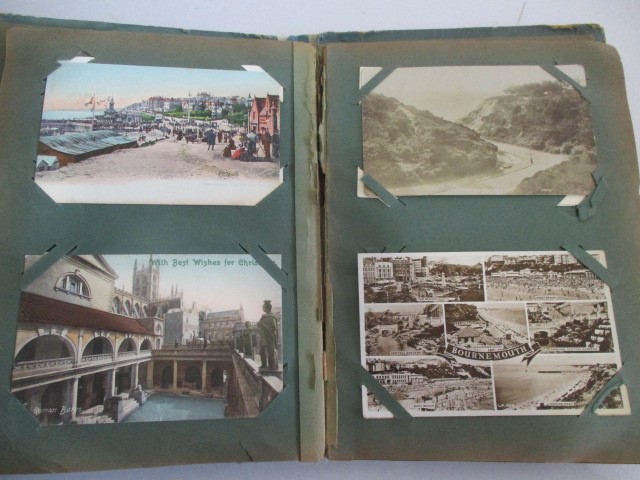 Two albums of vintage postcards - Image 16 of 63