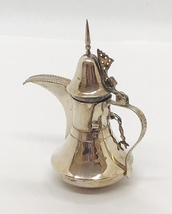 Two 925 silver miniature coffee pots - Image 2 of 4