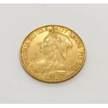 A 1900 Melbourne Mint full sovereign