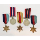 Five WW2 medals