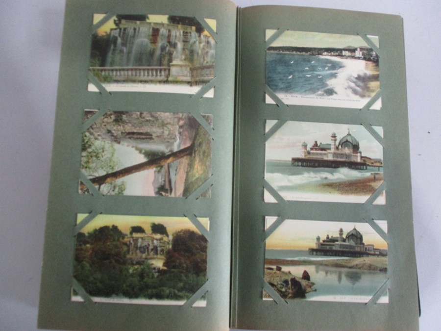 A large collection of postcards in five albums - Image 26 of 89