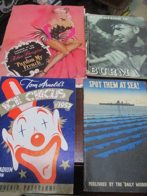 A collection of vintage theatre programmes, holiday brochures, including The Crazy Gang, Folies - Image 9 of 15