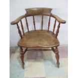 An antique captains chair