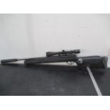 A Hatsan "Edgard Brothers Model 85X .22 calibre air rifle with Nikko Stirling scope