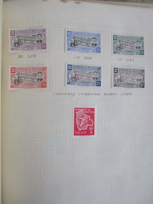 A album of stamp from countries including Afghanistan, Albania, Argentina, Austria, Belgium, Brazil, - Image 104 of 119