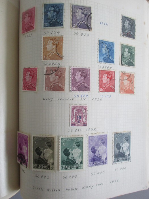 A album of stamp from countries including Afghanistan, Albania, Argentina, Austria, Belgium, Brazil, - Image 78 of 119