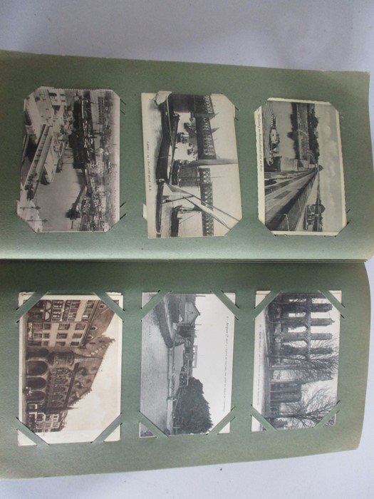 A large collection of postcards in five albums - Image 8 of 89