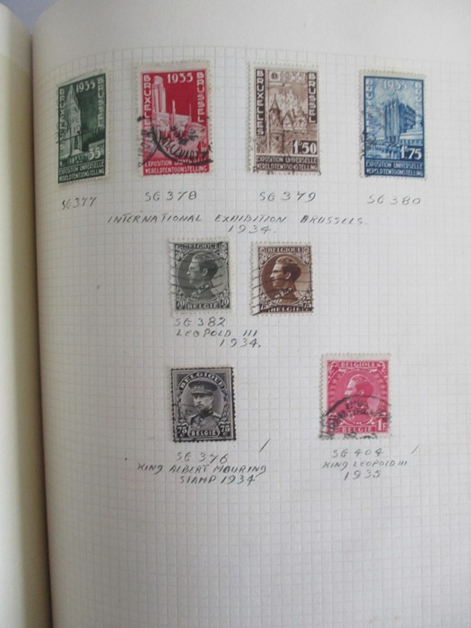 A album of stamp from countries including Afghanistan, Albania, Argentina, Austria, Belgium, Brazil, - Image 74 of 119