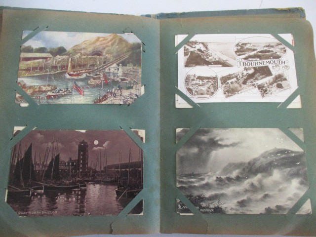 Two albums of vintage postcards - Image 19 of 63