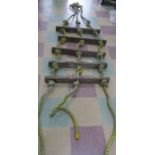 A vintage rope ladder