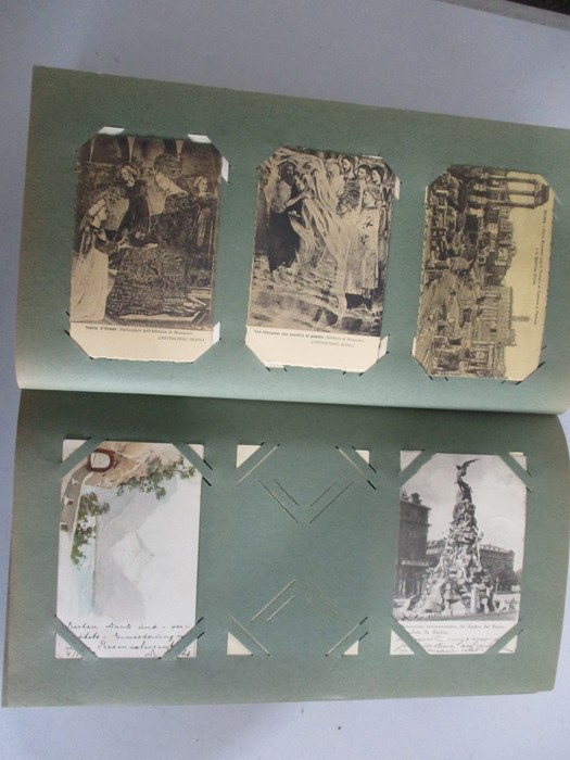 A large collection of postcards in five albums - Image 19 of 89