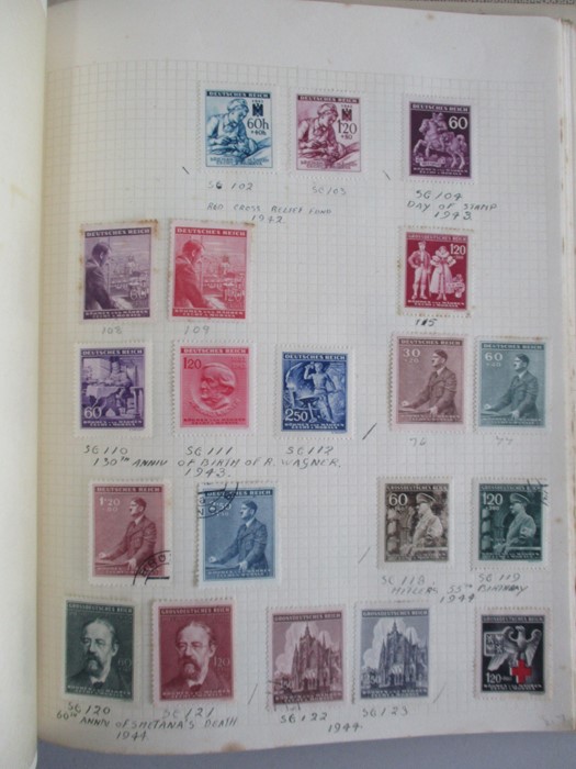 A album of stamp from countries including Afghanistan, Albania, Argentina, Austria, Belgium, Brazil, - Image 99 of 119