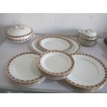 A Falcona Ware part dinner service