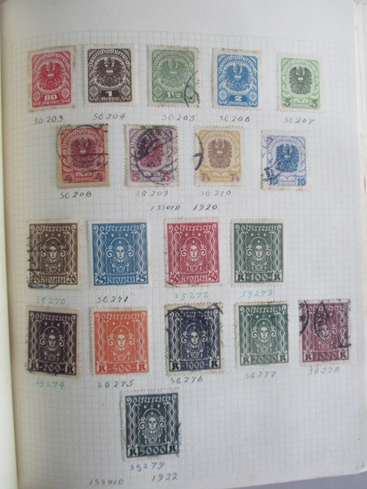 A album of stamp from countries including Afghanistan, Albania, Argentina, Austria, Belgium, Brazil, - Image 27 of 119