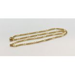 A 9ct gold chain, weight 8g
