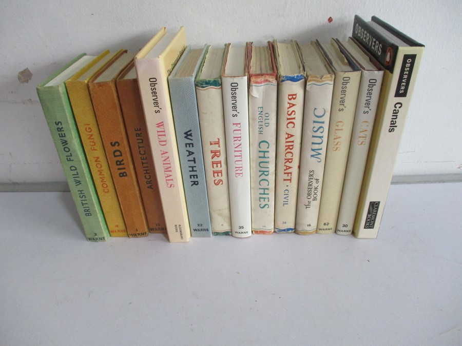 A collection of fourteen Observer's books
