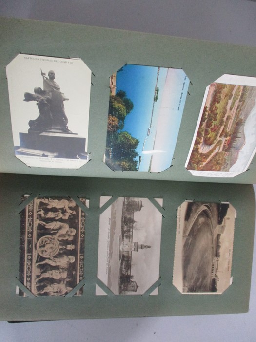 A large collection of postcards in five albums - Image 21 of 89