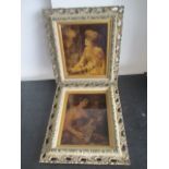Two framed Christolian pictures